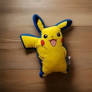 Pokemon 15” PIKACHU Plush Soft Pillow Thumbs Up Northwest Yellow Blue 2020